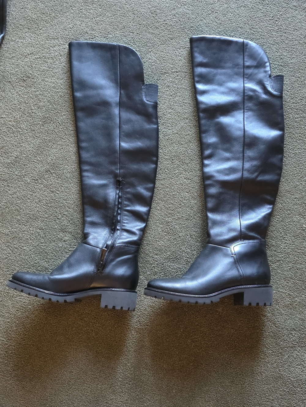 Cole Haan Black Over-the-Knee Riding Boots